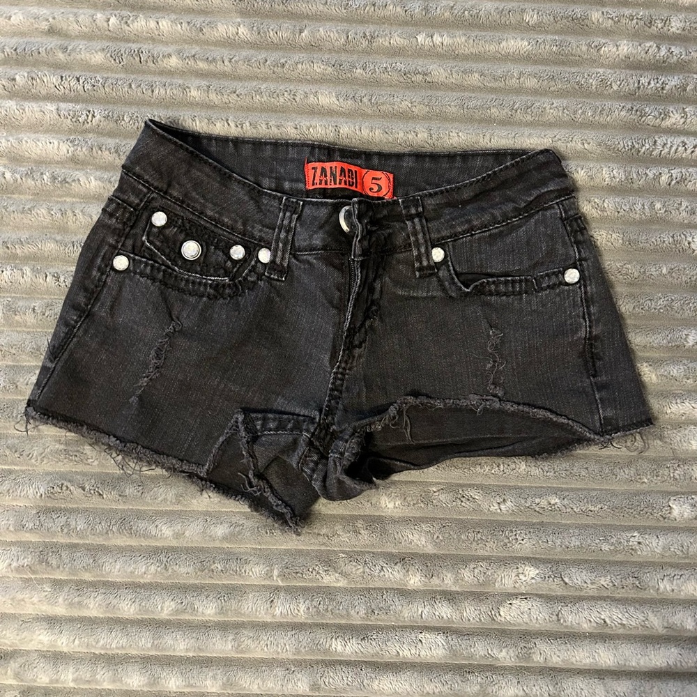 ⚠️ PRICE FIRM ⚠️ Zanadi Women's Black Denim Shorts